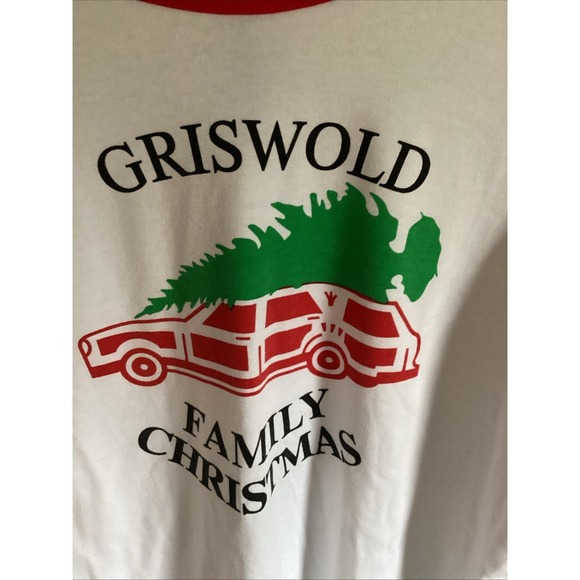 Griswold Family Christmas Shirt Size Large National Lampoons Christmas White/red - Picture 3 of 7